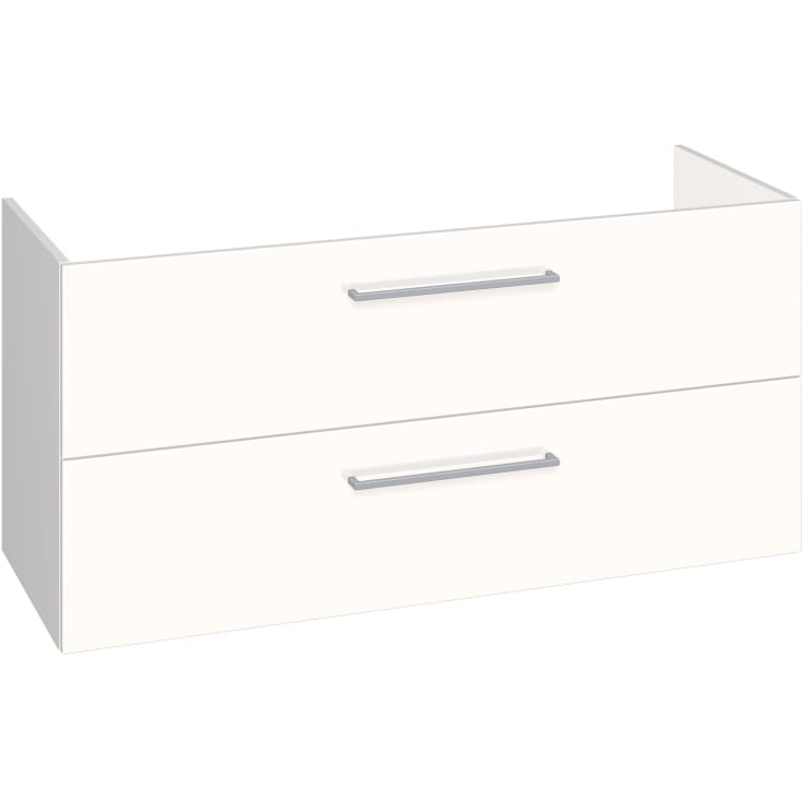 Dansani Mido+ servantskap, 120x44 cm, hvit