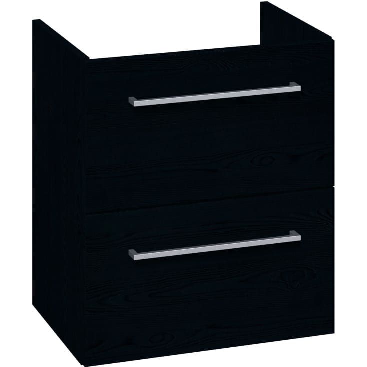 Dansani Mido+ servantskap, 50x35 cm, sort struktur