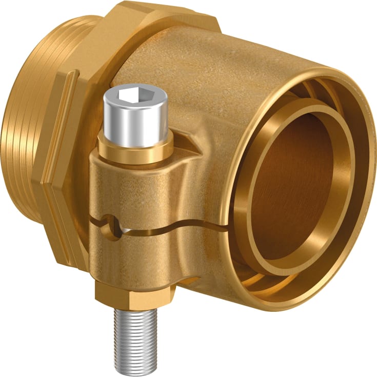 Uponor Wipex tippunion, 25 mm x 1", messing
