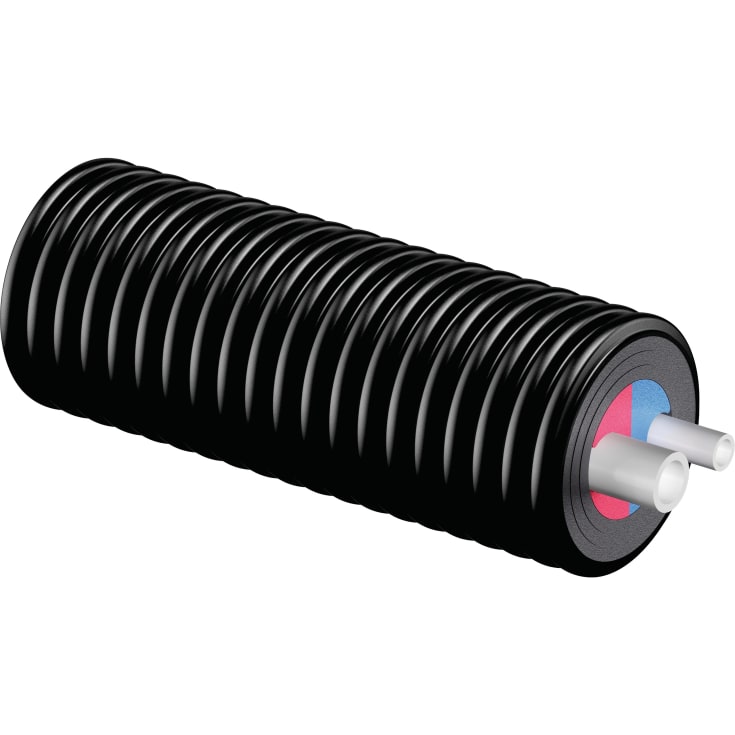 Uponor Ecoflex Aqua Twin tappvattenskulvert, 25+20mm (meterpris)