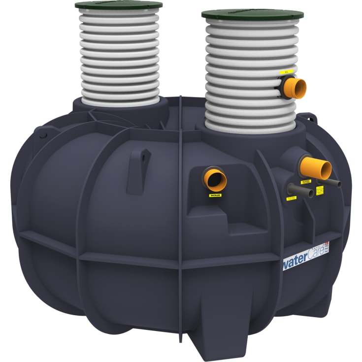 WaterCare regnvattensystem, fór hus, 3300 liter
