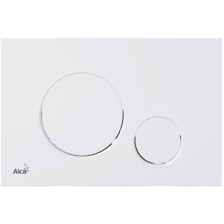 Alca M676 betjeningsplate, matt hvit