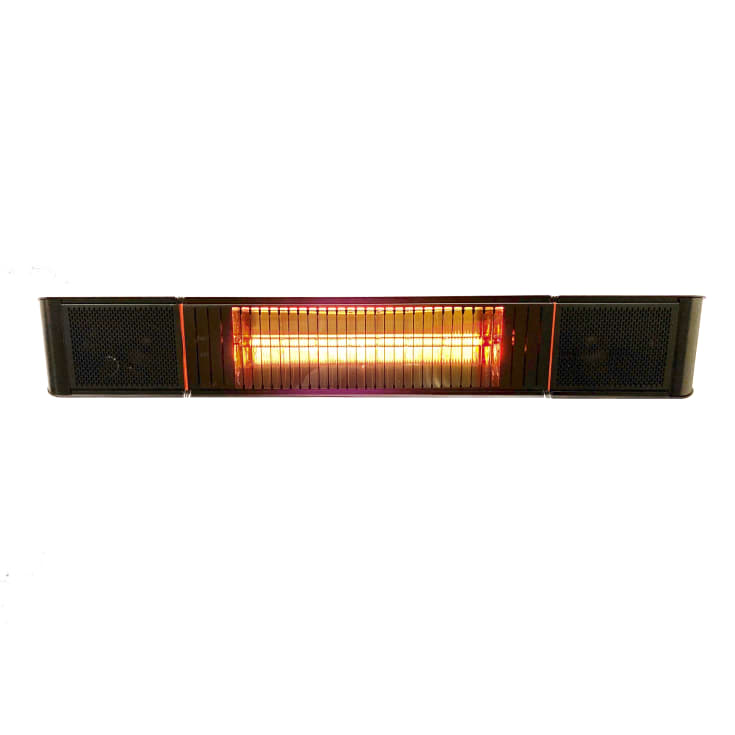 Heat1 Eco pro-line terassvärmare, infraröd, 6-steg,högtalare, bluetooth, 2000 W, svart