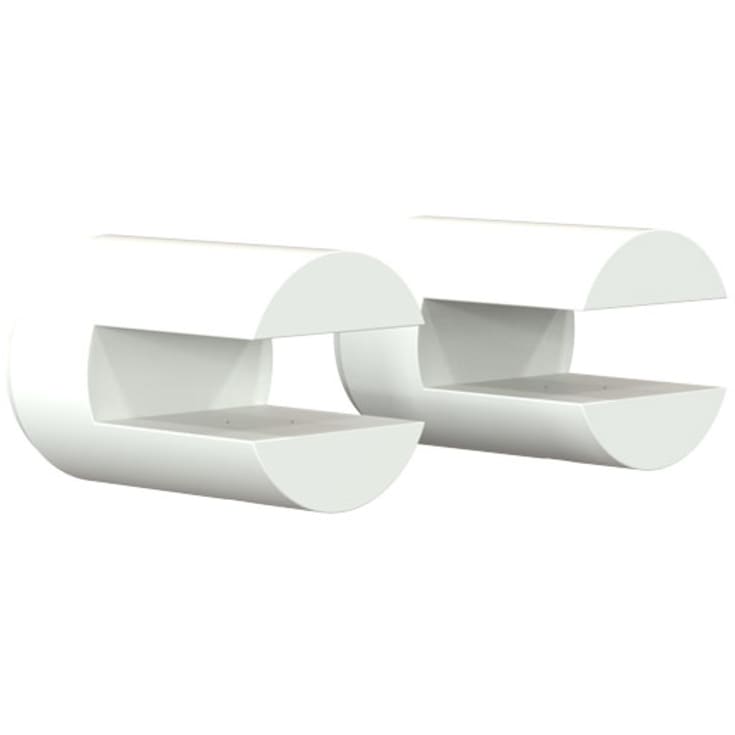 Frost NOVA2 hyldeholder 5, t/6-10mm hylde, mat hvid