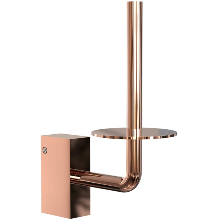 Frost Quadra toiletrulleholder 4, poleret kobber