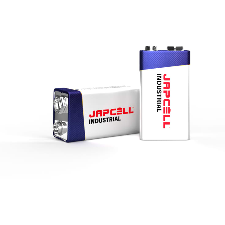 Japcell Industrial 9V batterier, 10 st.