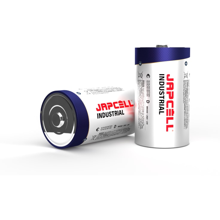 Japcell Industrial D batterier, 10 st.