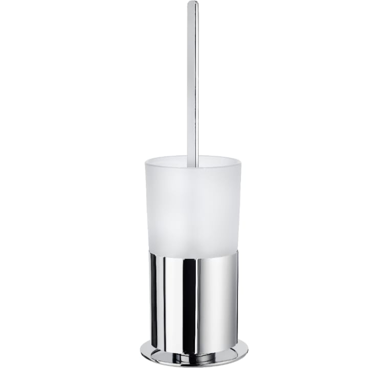 Smedbo toiletbørste, krom/glas
