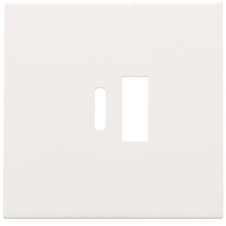 Deksel for USB-A + USB-C lader, hvit belagt