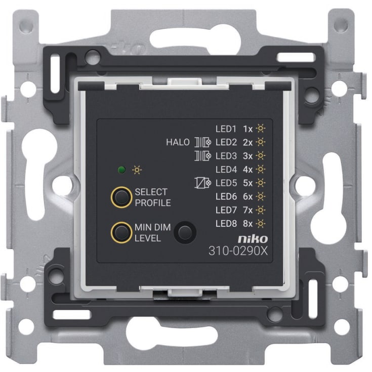 Dimmer, trykkstyrt, universal, 3 - 300 W, 2-leder