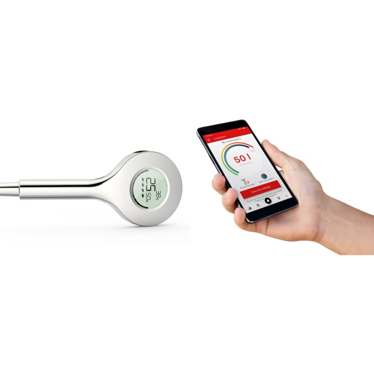 Oras Hydractiva Digital handdusch, krom