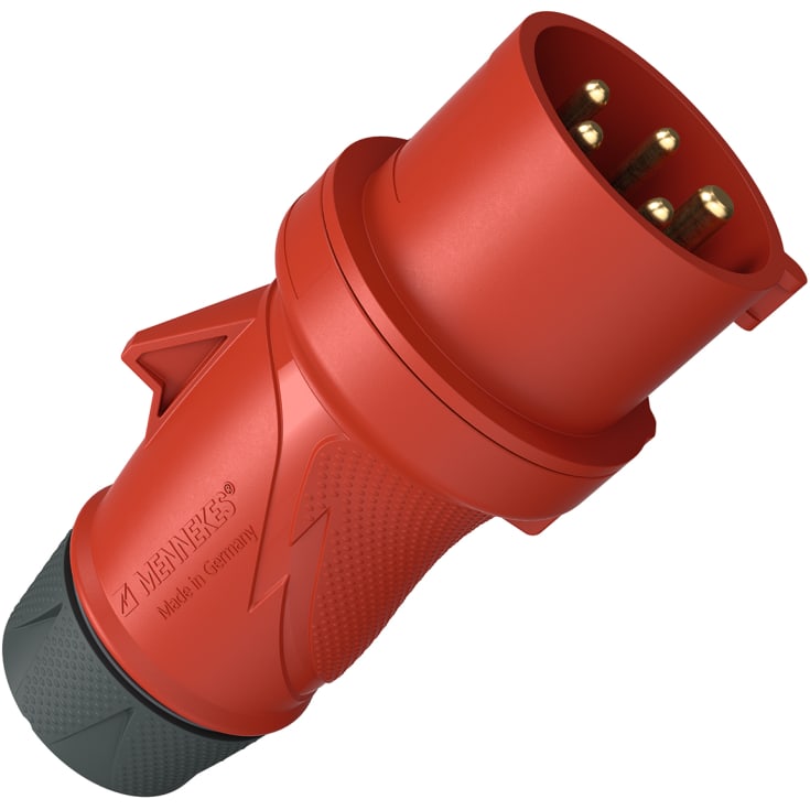 CEE-plugg 32A 5P, 6H, 400V, IP54, Powertop Xtra