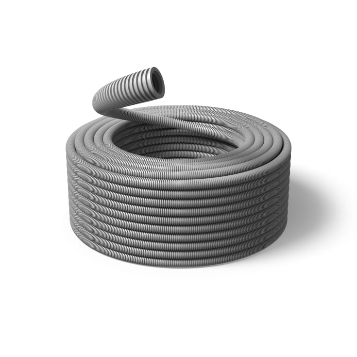 50 meter Flexrør 32 mm, LSZH, Speed, 750N, grå R50
