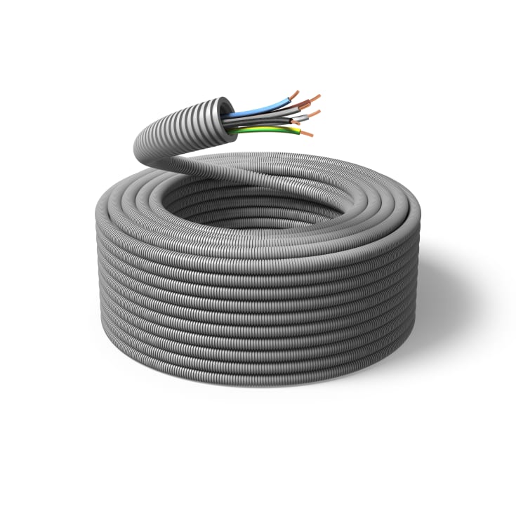 100 meter Flexrør 16 mm med EQ 6G1,5 R100
