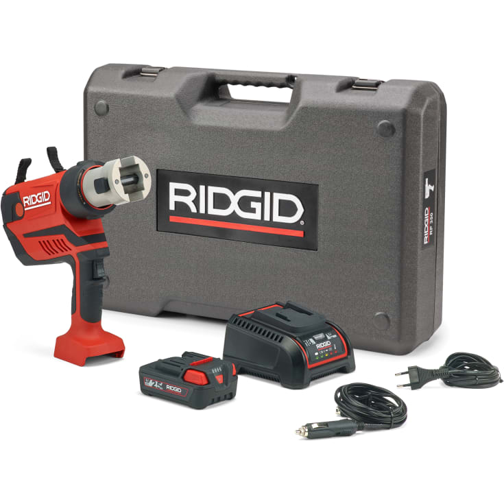 Ridgid RP350 pressmaskine m. batteri og lader