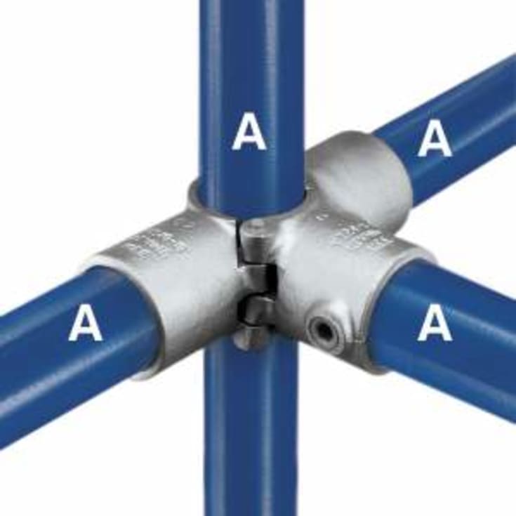 1 ½&quot; 3-veis delt kryss KEE CLAMP