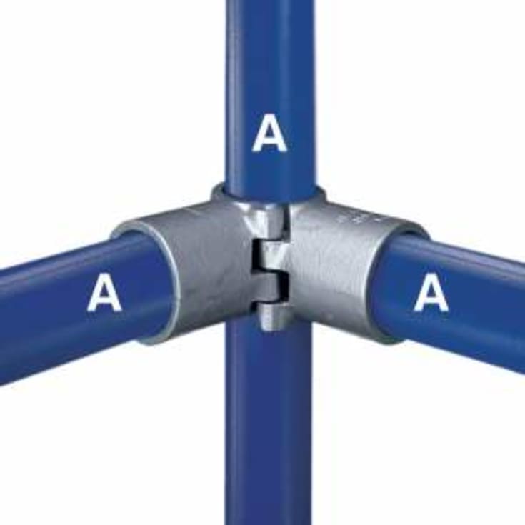 1 ½&quot; 3-veis delt hjørne (90 °) KEE CLAMP