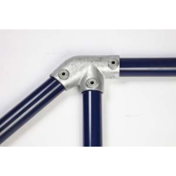1 ½&quot; T-leddplan for nedoverbakke 30-45° KEE CLAMP
