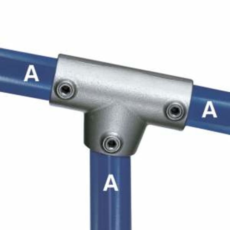 1 ½&quot; vinklet T-skjøt med tre ermer +/- 11 ° KEE CLAMP