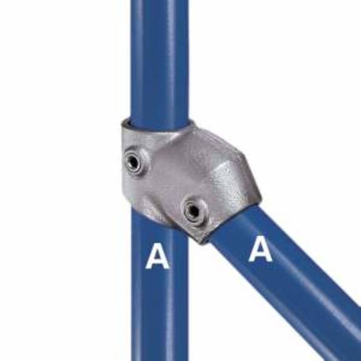 1 ½&quot; 30°-60° Short Tee med bøy KEE CLAMP