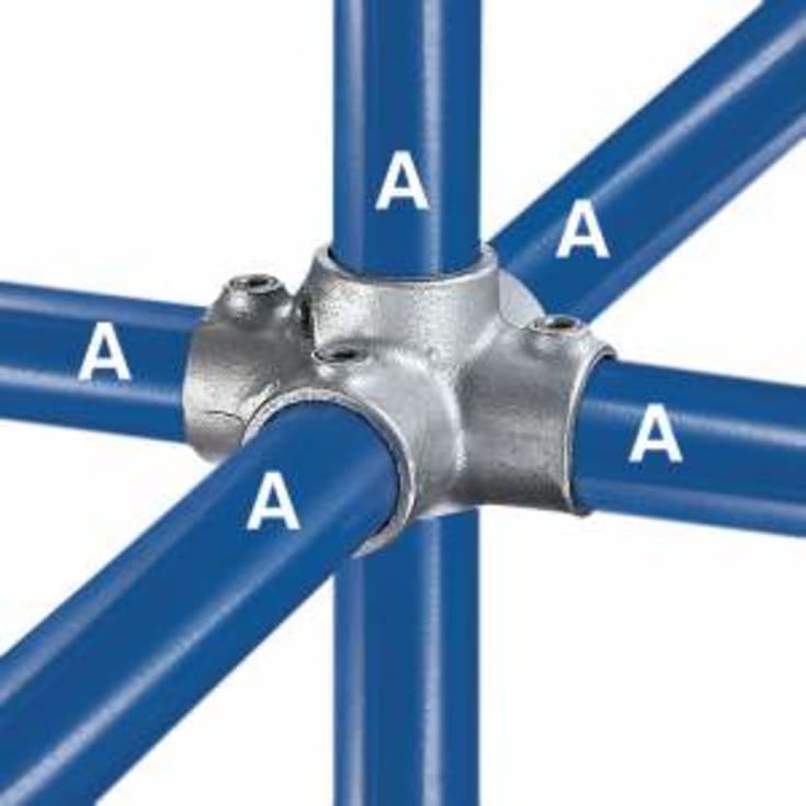 1 ½&quot; Kryss med fire ermer KEE CLAMP