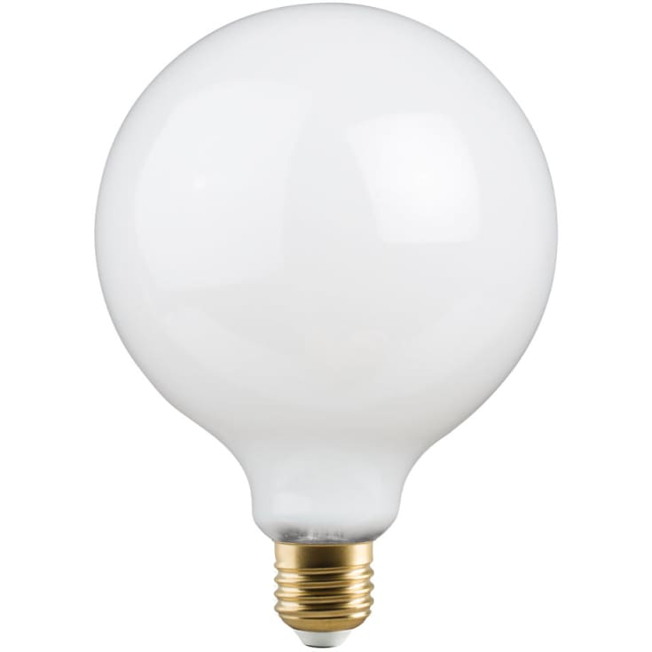 e3light Vintage E27 opal globepære, 7,5W