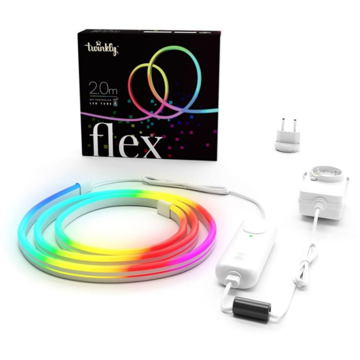 Twinkly Flex LED strip startsæt, farvet lys, 2 meter