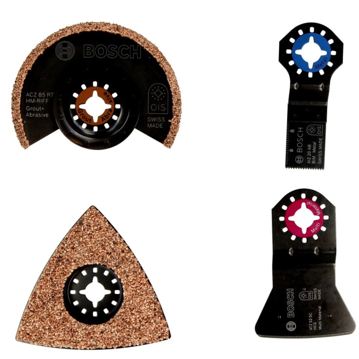 Bosch Starlock flisesett til multicutter, 4 dele