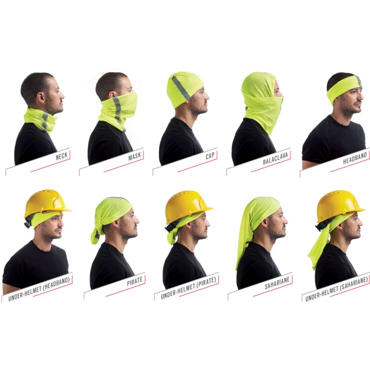 Buff strekkbar hals, sort, onesize