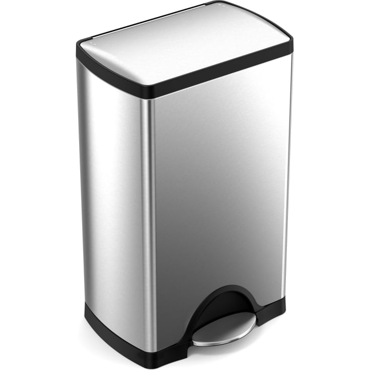 Simplehuman affaldsspand, 38 liter, pedal, børstet stål