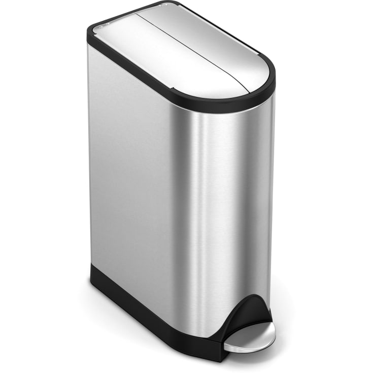 Simplehuman Butterfly affaldsspand, 18 liter, pedal, børstet stål