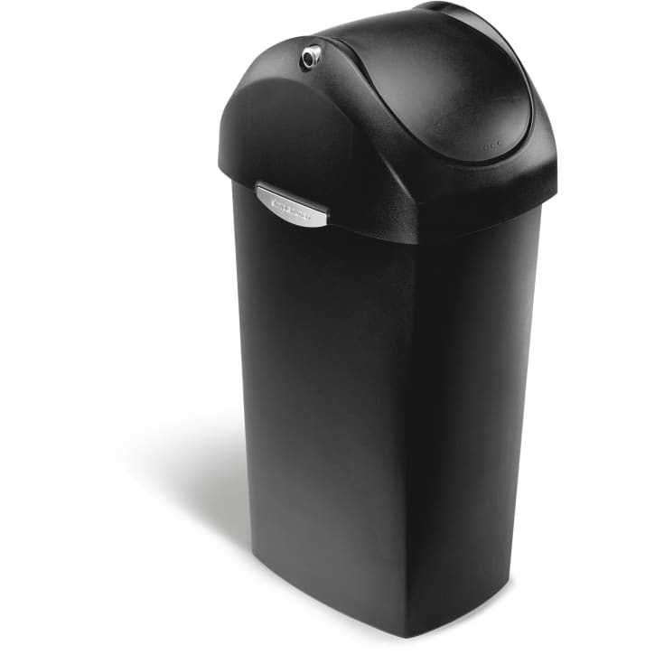 Simplehuman affaldsspand, 60 liter, sort plastik