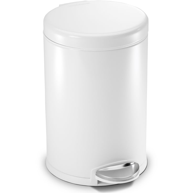 Simplehuman toiletspand, 4,5 liter, hvid