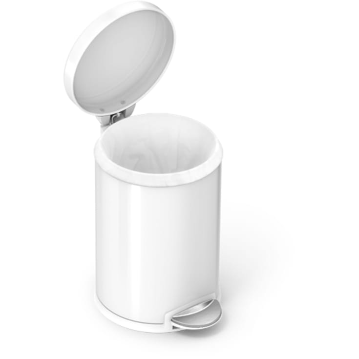 Simplehuman toiletspand, 4,5 liter, hvid