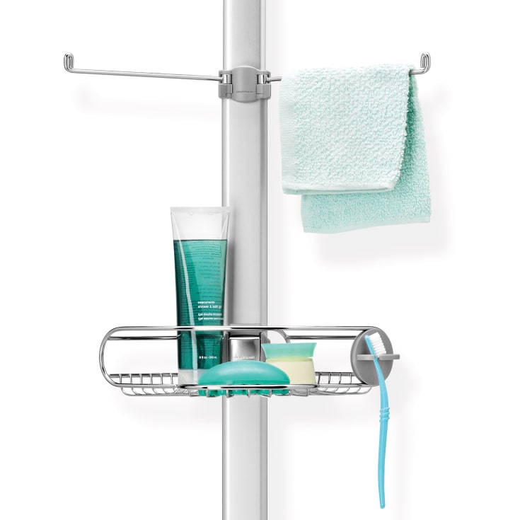 Simplehuman Shower Caddy brusehylde, mat rustfrit stål