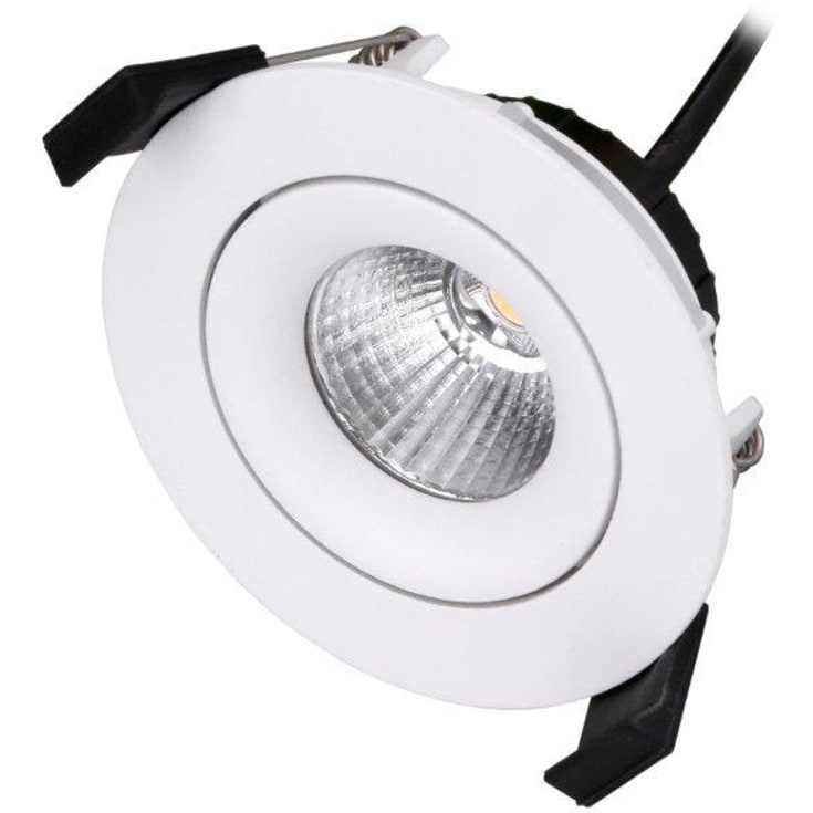 Burbank Spot 6W 930 599 lumen H44mm IP44, hvid