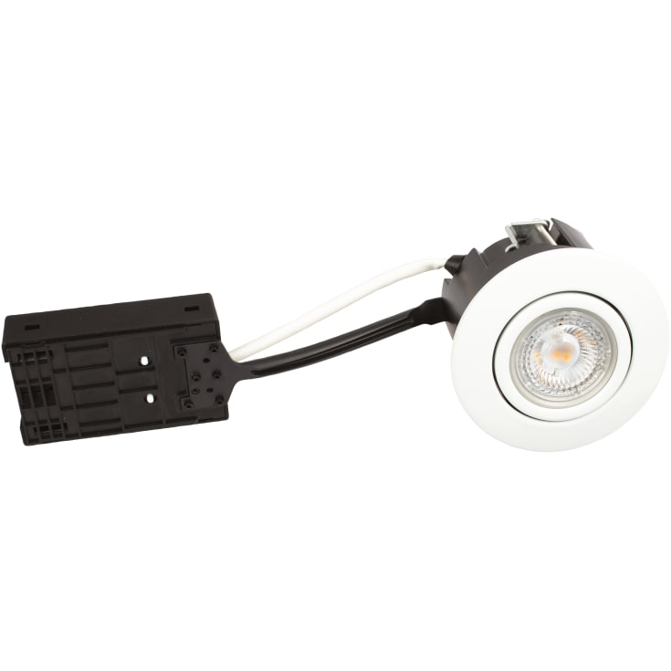 Scan Products Luna Quick Install innfelt spotlight, 4000K, matt hvit aluminium