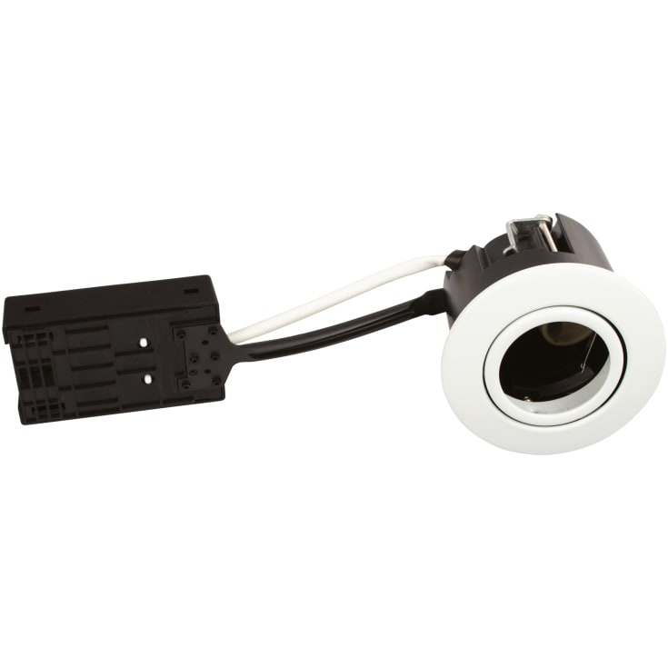 Scan Products Luna Quick Install innfelt spotlight for utendørs innbygging, GU10, hvit