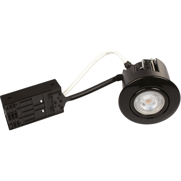 Scan Products Luna Quick Install innfelt spotlight for utendørs innbygging, 2700K, svart