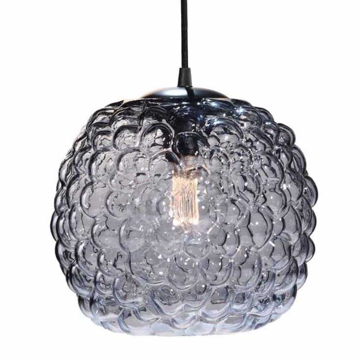 Halo Design Grape pendellampa, rökfärgad, Ø25 cm