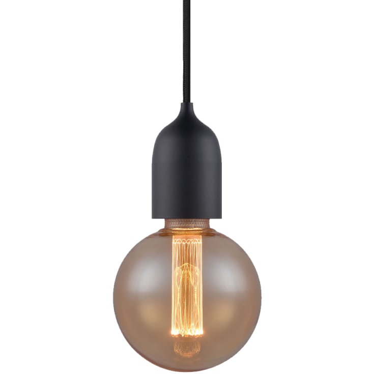 Halo Design klassisk lampeoppheng, svart