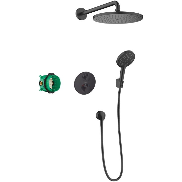 Hansgrohe Croma 280 dusjsett, matt sort