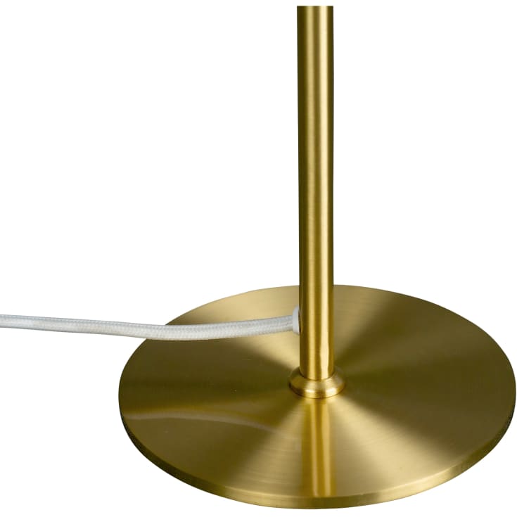 Dyberg Larsen DL20 bordlampe, messing/opal