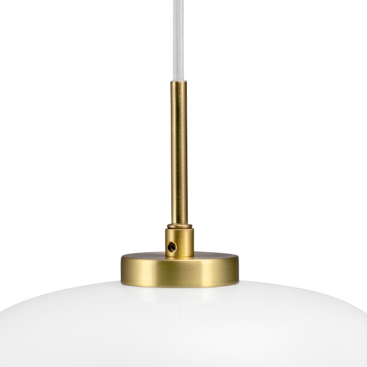Dyberg Larsen Arp pendellampe, messing, Ø25 cm