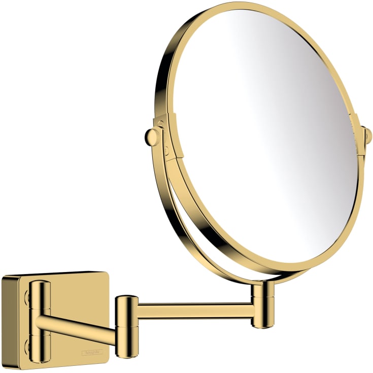 Hansgrohe AddStoris sminkspegel, Ø18,8 cm, guld