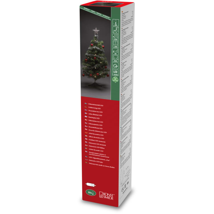12 stk Konstsmide kunstig juletre