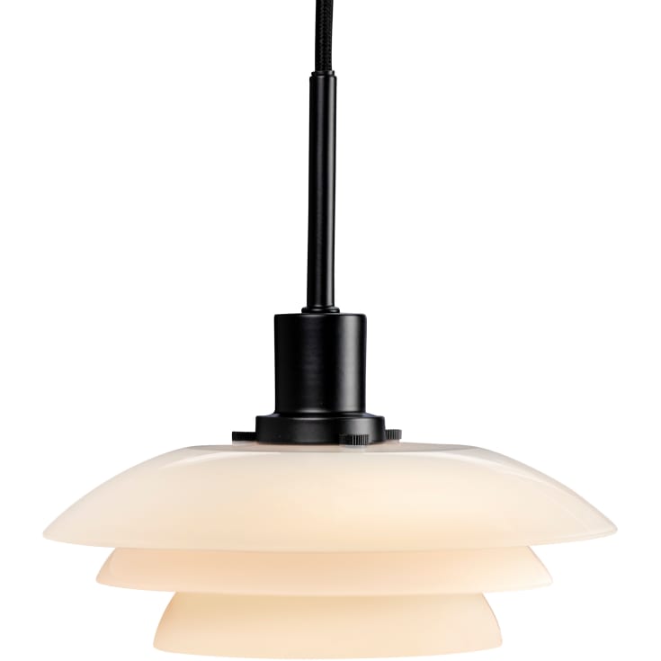 Dyberg Larsen DL20 pendellampe, opal/svart