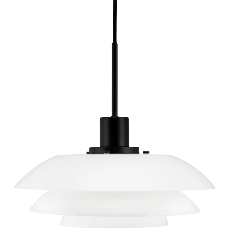Dyberg Larsen DL31 pendellampa, opal/svart