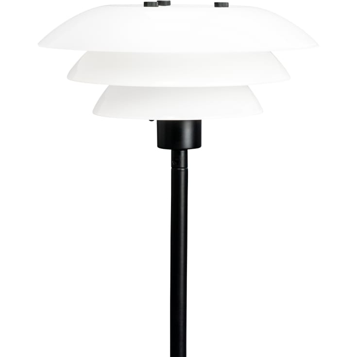 Dyberg Larsen DL20 bordslampa, svart/opal