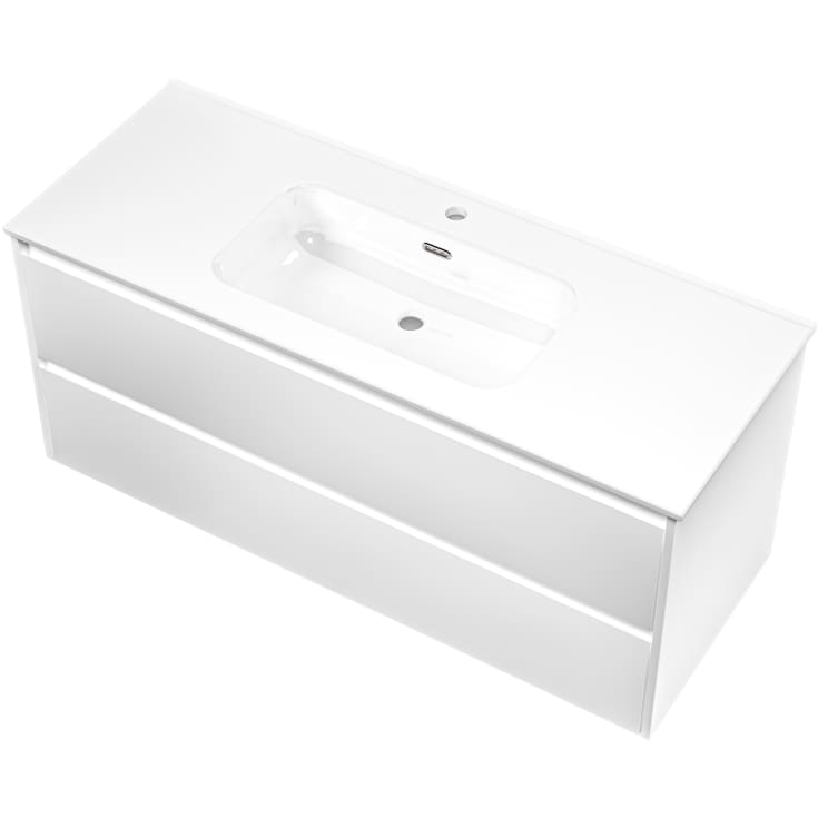 Sanibell Proline möbelpaket, 121x46,8 cm, matt vit